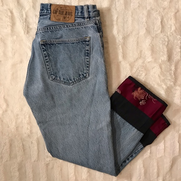 GAP Denim - Vintage {Gap} Button fly embellished hem jeans